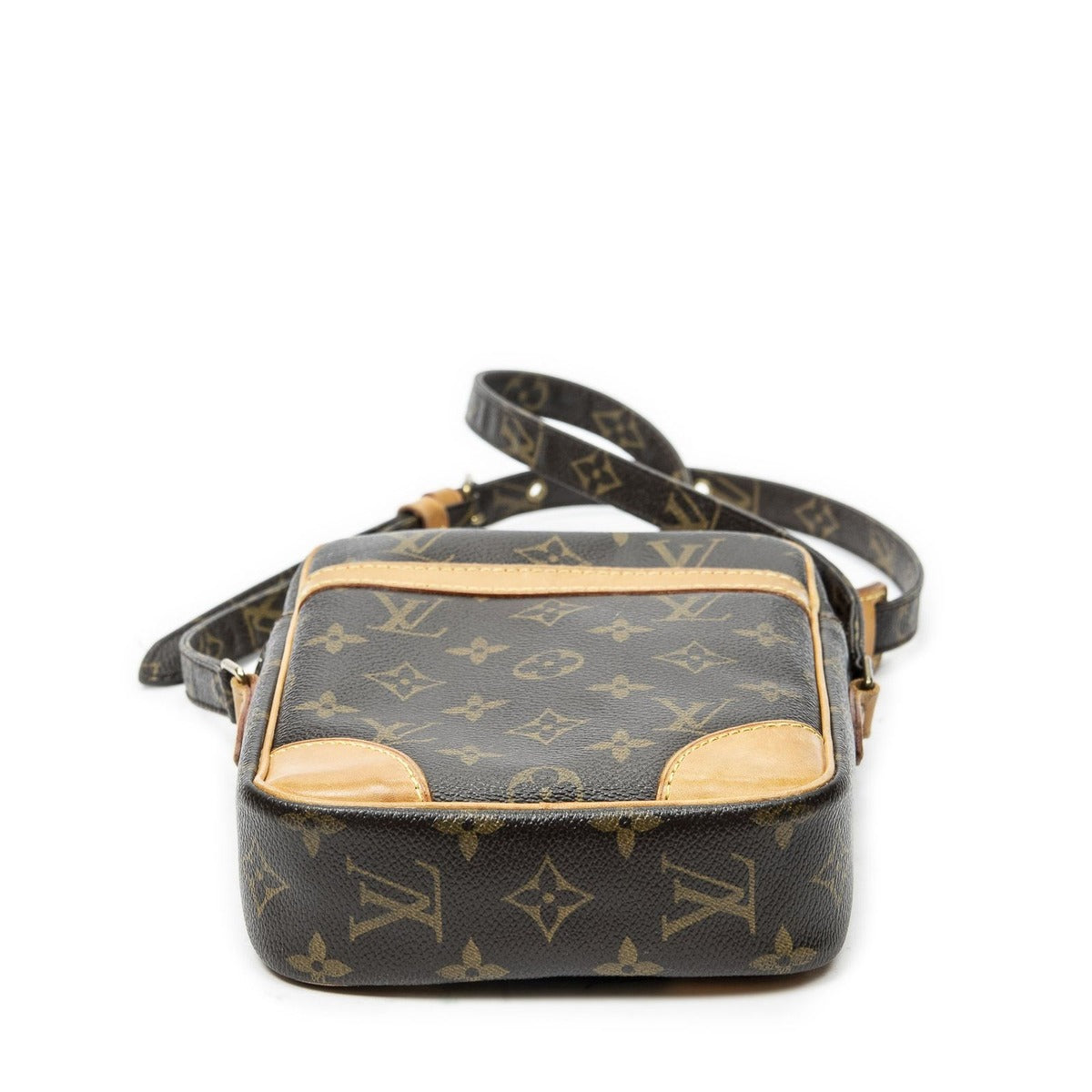 Louis Vuitton Danube Brown Monogram Canvas Shoulder Bag — view 6