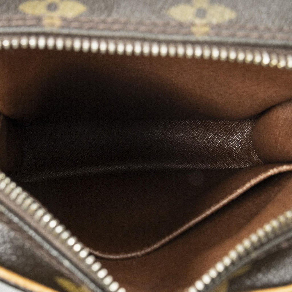 Louis Vuitton Danube Brown Monogram Canvas Shoulder Bag — view 9