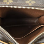 Louis Vuitton Danube Brown Monogram Canvas Shoulder Bag — view 9