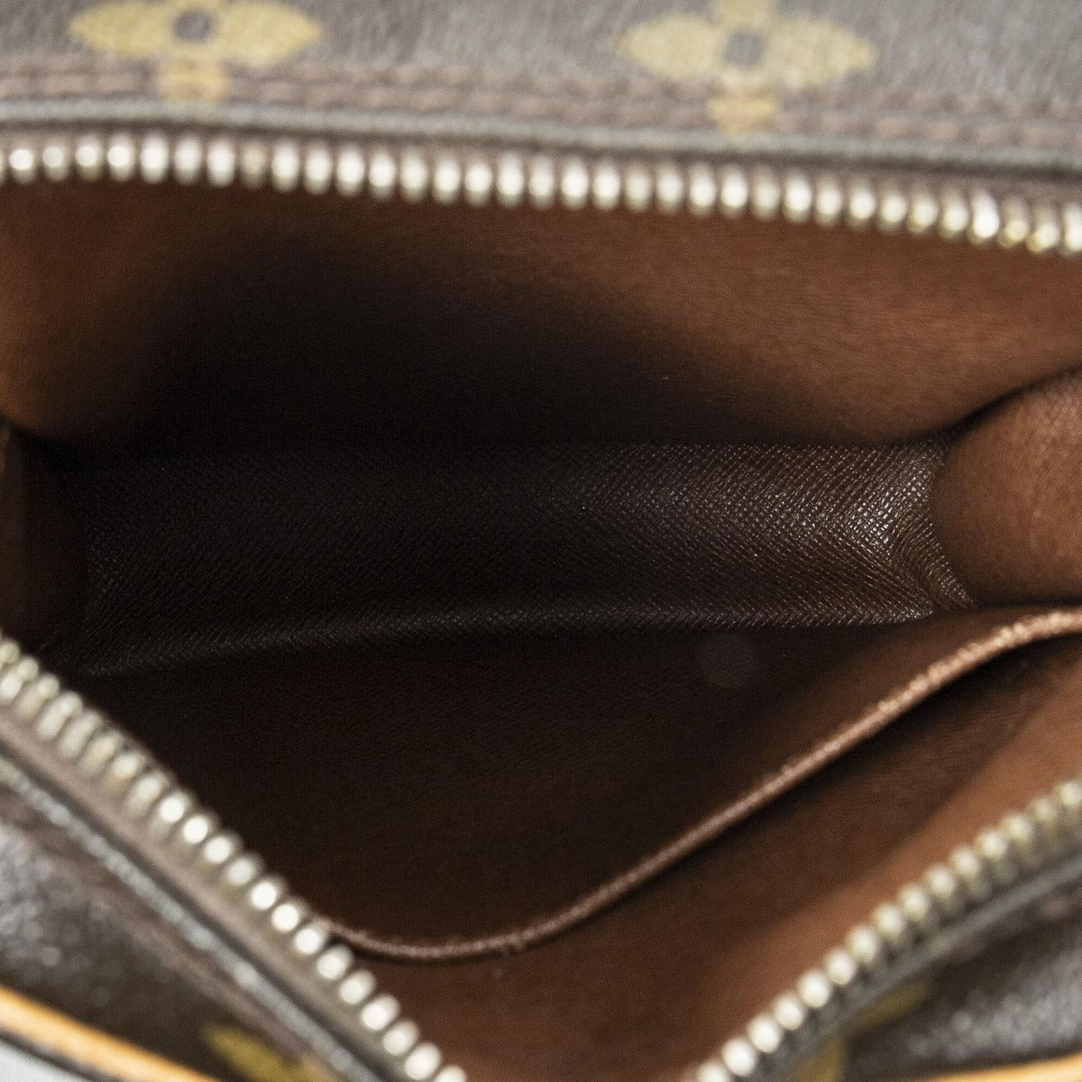 Louis Vuitton Danube Brown Monogram Canvas Shoulder Bag — view 9