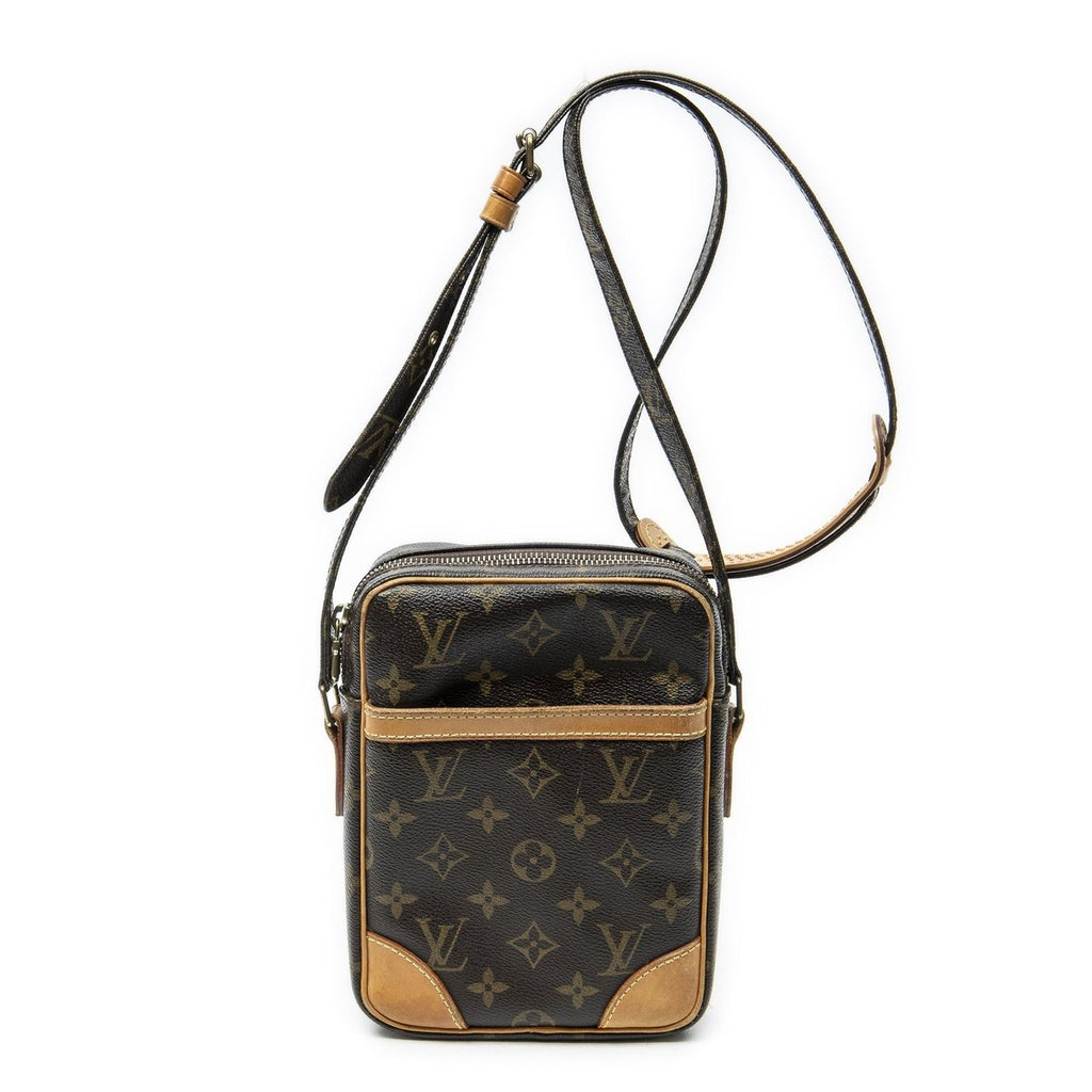 Louis Vuitton Danube Brown Monogram Canvas Shoulder Bag