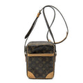 Louis Vuitton Danube Brown Monogram Canvas Shoulder Bag