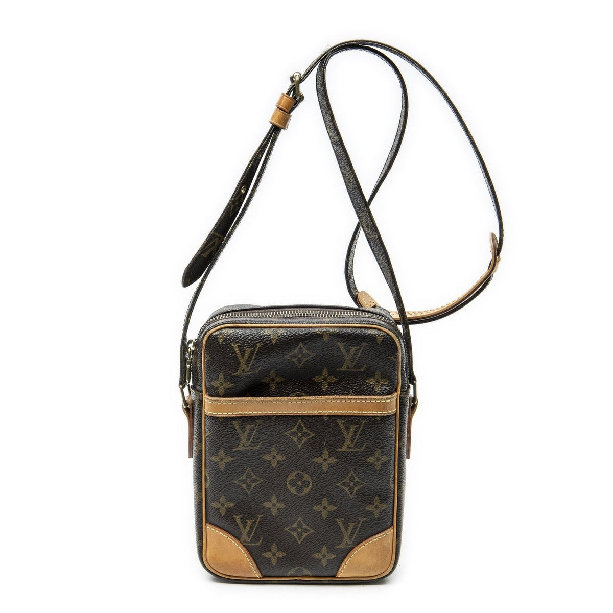 Louis Vuitton Danube Brown Monogram Canvas Shoulder Bag