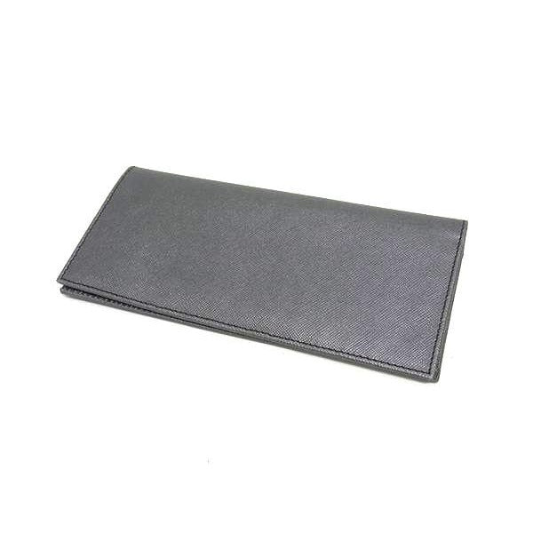Prada 2 M0836 Saffiano Leather Foldable Long Wallet Billfold Coin Purse — view 2