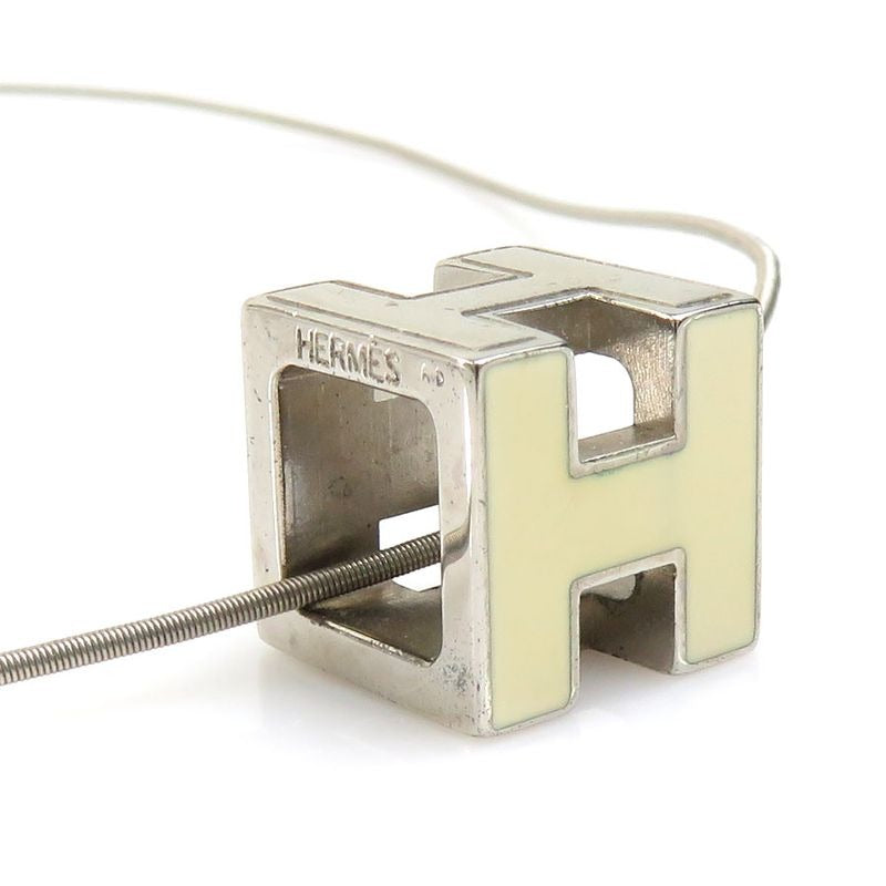 Hermes Necklace H Cube Caged Ash