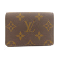 Louis Vuitton Envelope Carte de Visit Card Case Monogram Canvas Brown