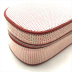 Hermes Escal Makeup Pouch Vermillion Case Red — view 4
