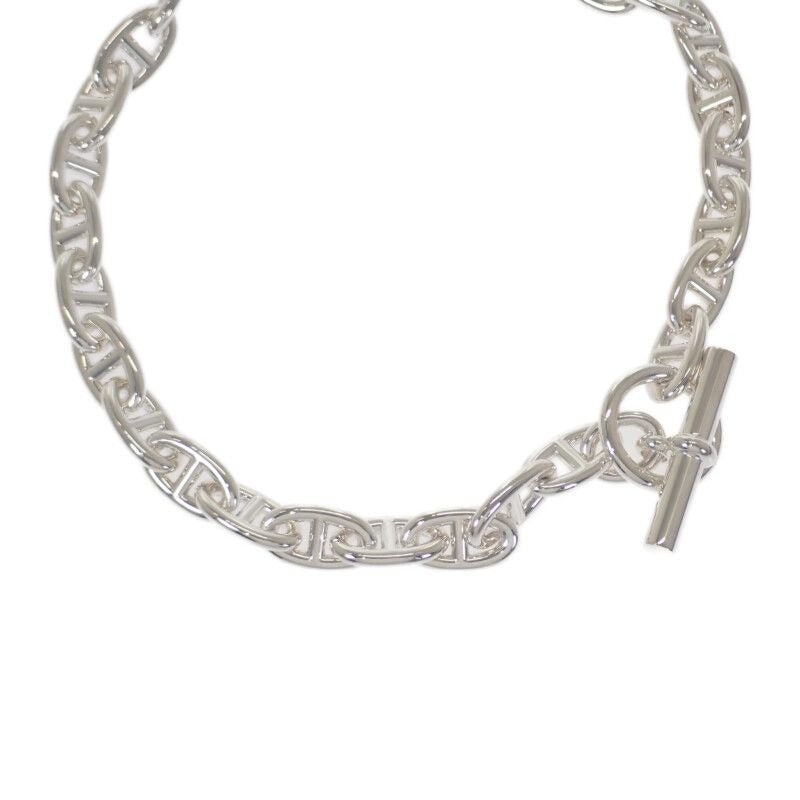 Hermes Chaine D'ancre GM B-00 Necklace Silver 925 Men — view 2
