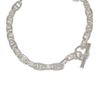 Hermes Chaine D'ancre GM B-00 Necklace Silver 925 Men — view 2