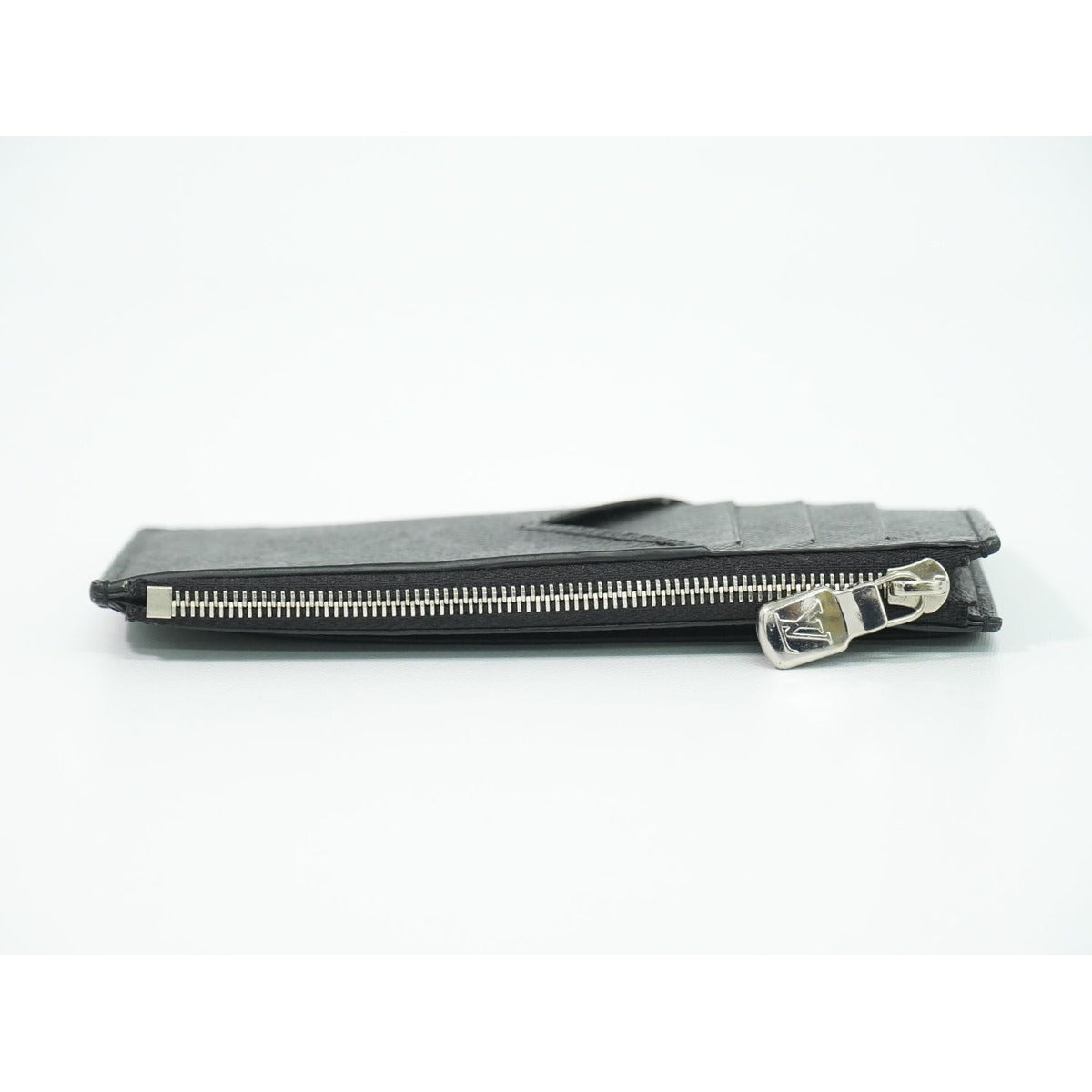 Louis Vuitton LV Coin Card Holder Monogram Eclipse Taiga Leather Noir — view 5