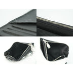 Louis Vuitton LV Coin Card Holder Monogram Eclipse Taiga Leather Noir — view 8