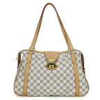 Louis Vuitton Tote Bag Stresa PM Damier Azur Nubuck White Gold Hardware