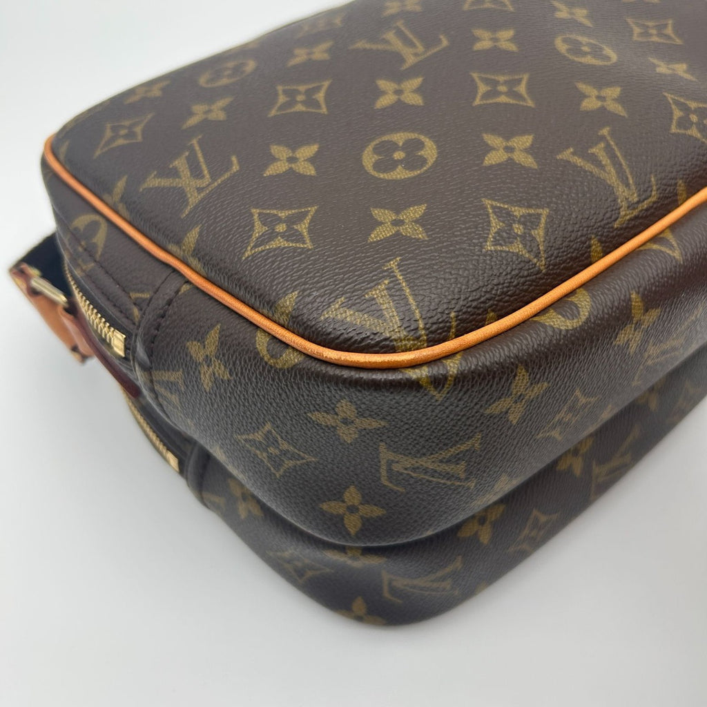 Louis Vuitton Monogram Reporter PM Shoulder Bag — view 8