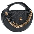 Chanel Ap3943 Mini Quilted Caviar Leather Handbag