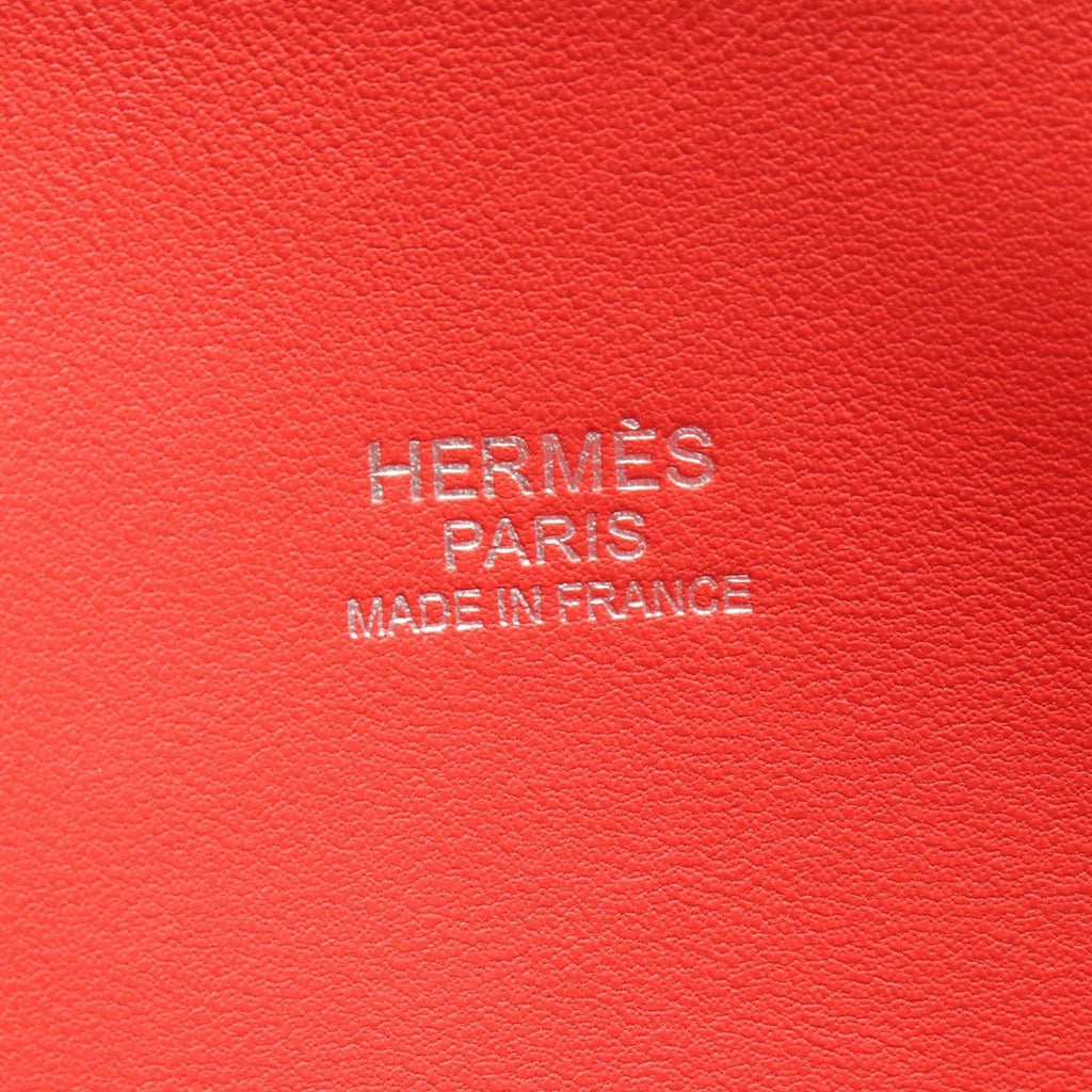 Hermes Handbag Bolide 31 Rose Jaipur Leather Red — view 4