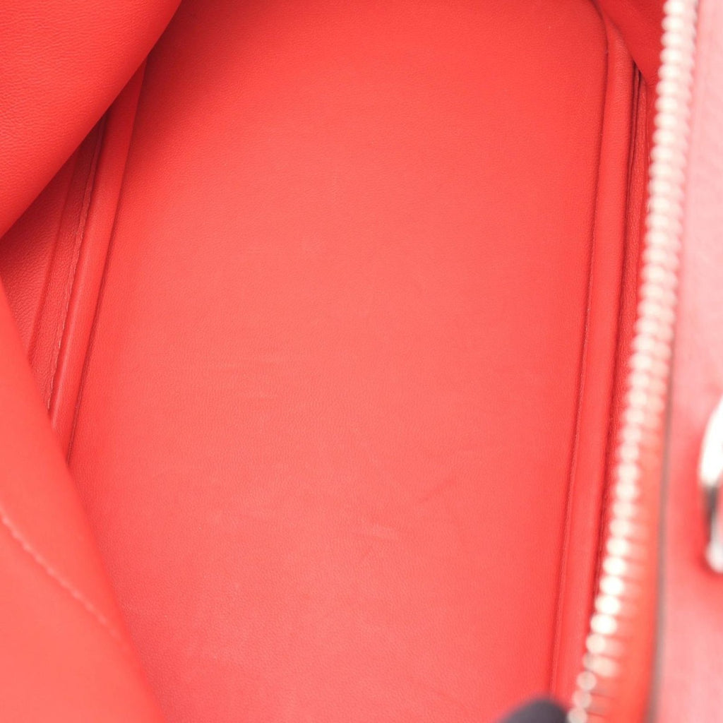 Hermes Handbag Bolide 31 Rose Jaipur Leather Red — view 6