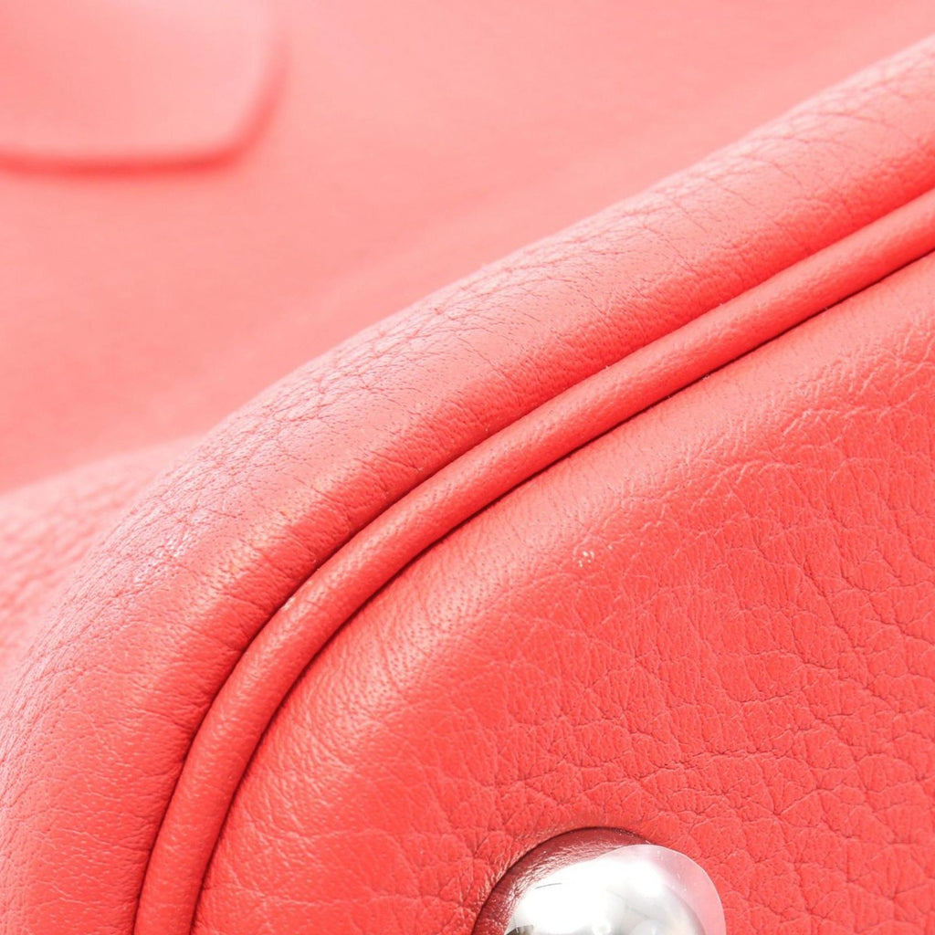 Hermes Handbag Bolide 31 Rose Jaipur Leather Red — view 8