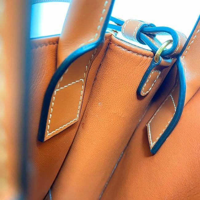 Celine 2-Way Bag Mini Vertical Cabas Beige Brown — view 8