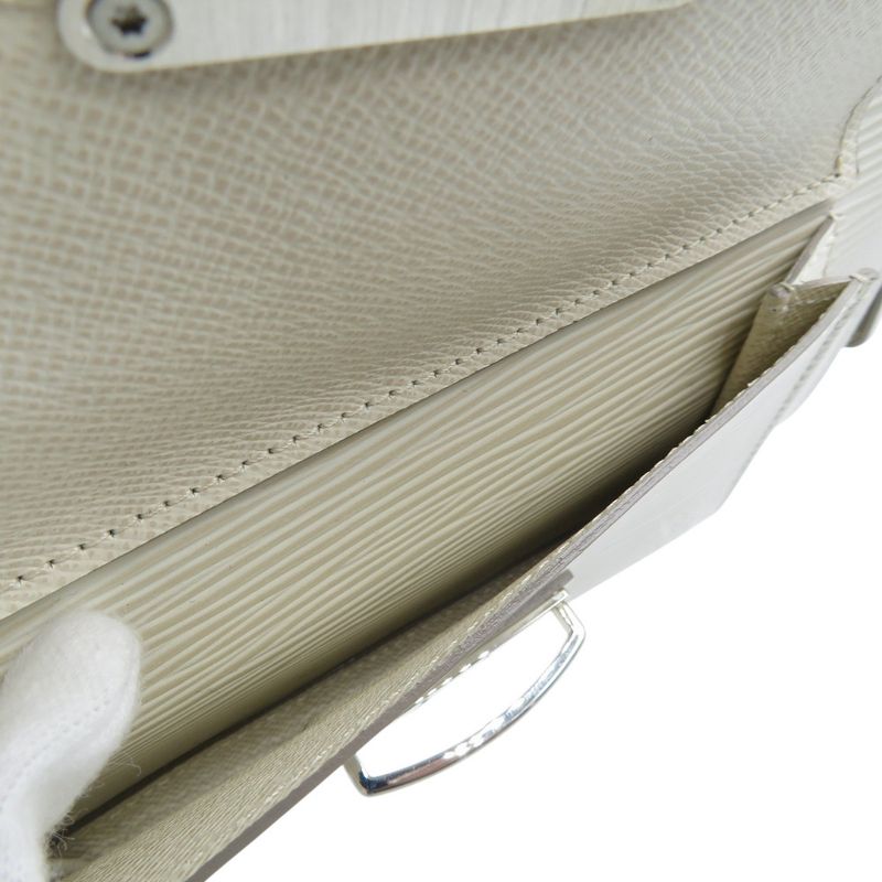 Louis Vuitton Portefeuille Astrid M6659 J Epi Leather Silver Hardware Ivoire — view 5