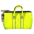 Louis Vuitton Key Holder Porto Cles Mini Keepall Taiga Leather Yellow