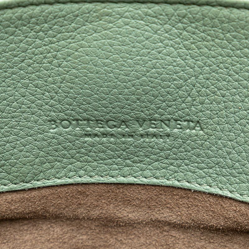 Bottega Veneta Intrecciato Roma Green Leather — view 9
