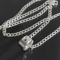 Gucci Cutout G Necklace Silver 925 E1370
