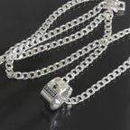 Gucci Cutout G Necklace Silver 925 E1370