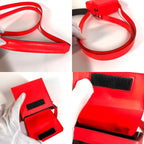 Louis Vuitton Shoulder Bag Marty Damier Gracee Leather Coral Red — view 8