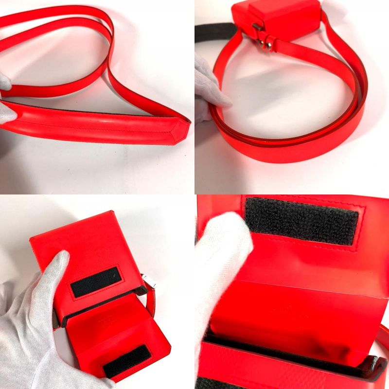 Louis Vuitton Shoulder Bag Marty Damier Gracee Leather Coral Red — view 8
