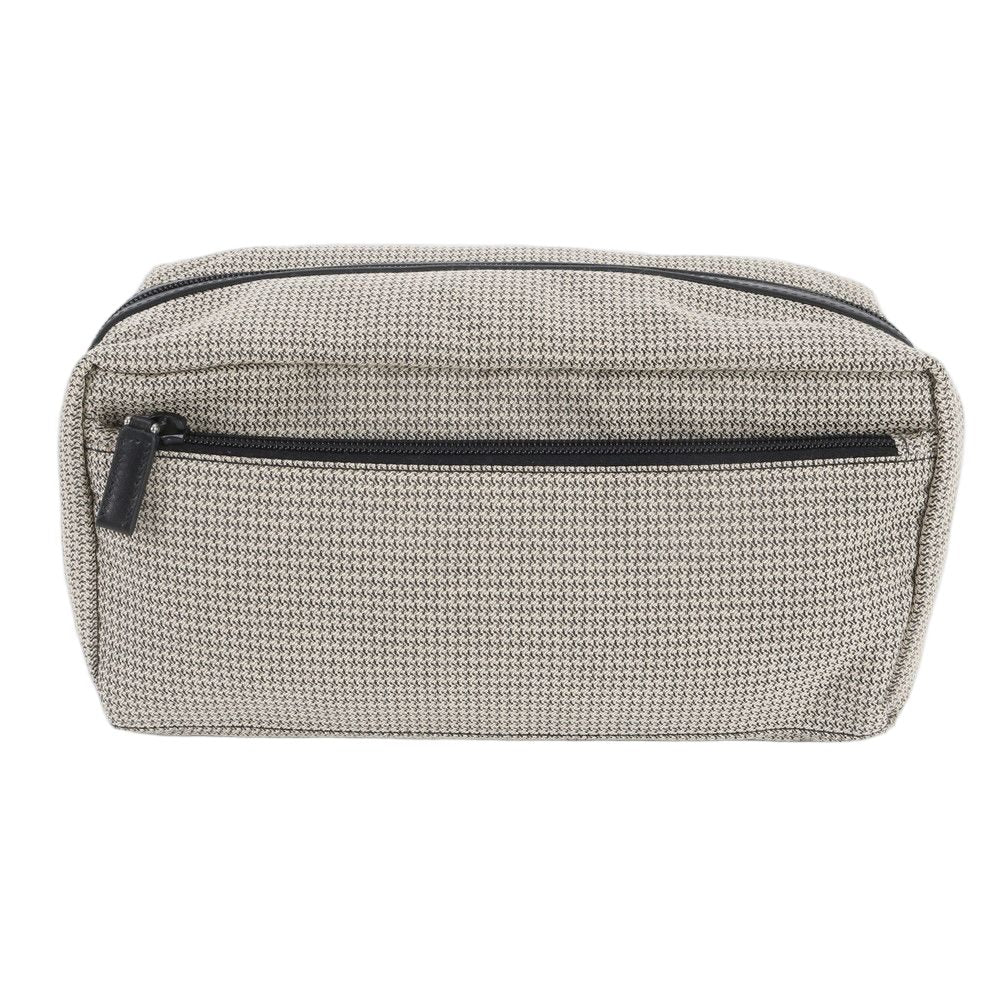 Prada Leather Canvas Clutch Hand Second Pouch — view 2