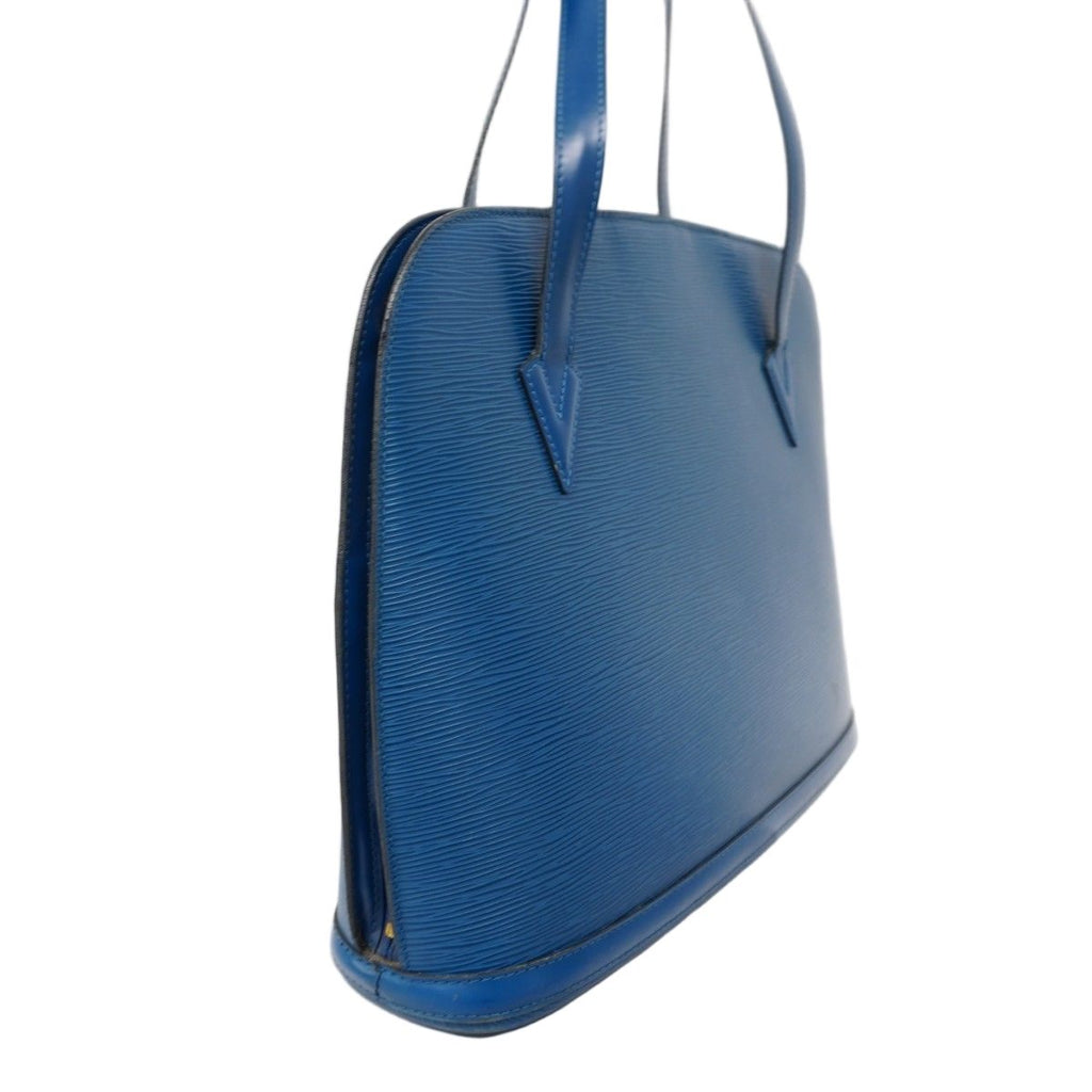 Louis Vuitton Tote Epi Lussac Blue — view 2