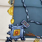 Hermes Scarf Carre 90 Parures Des Sables Desert Silk Green — view 6
