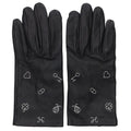Hermes Lucky Charm Lambskin Leather Gloves 6.5 Keychain