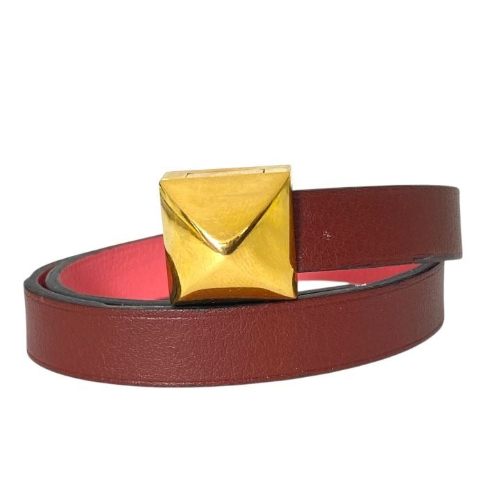 Hermes Medor Infini Double Tour Bracelet Rouge Ash Rose Azalea Swift Evercolor — view 2