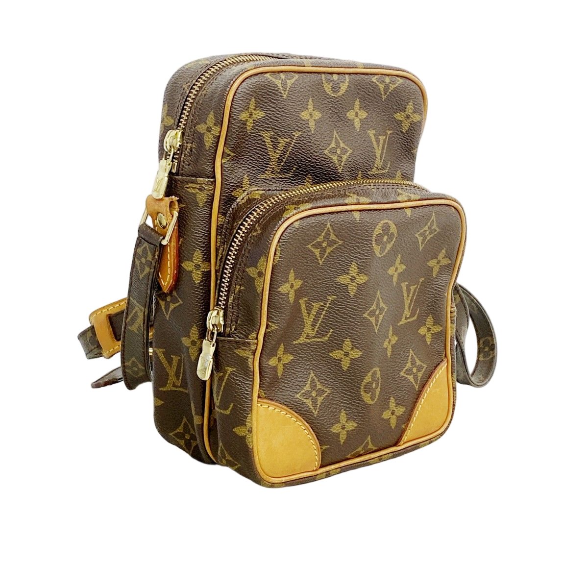Louis Vuitton Shoulder Bag Monogram Amazon Brown — view 2