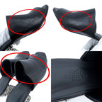 Hermes Sandals Glossy 60 BK Black Silver Size 38 Chaine D'ancre — view 8