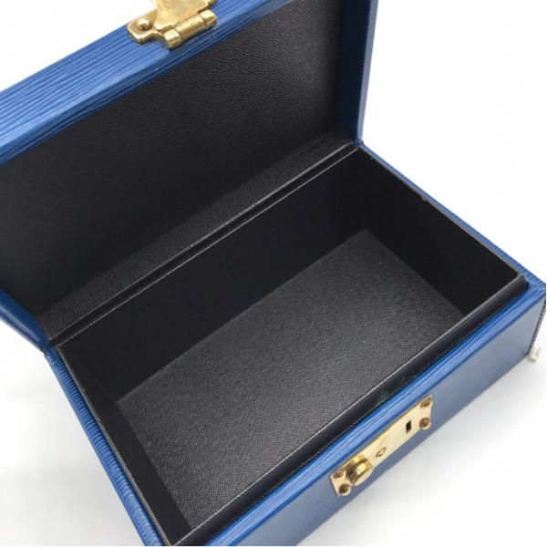 Louis Vuitton Epi Boite Atu Mini Trunk Blue Handbag — view 8