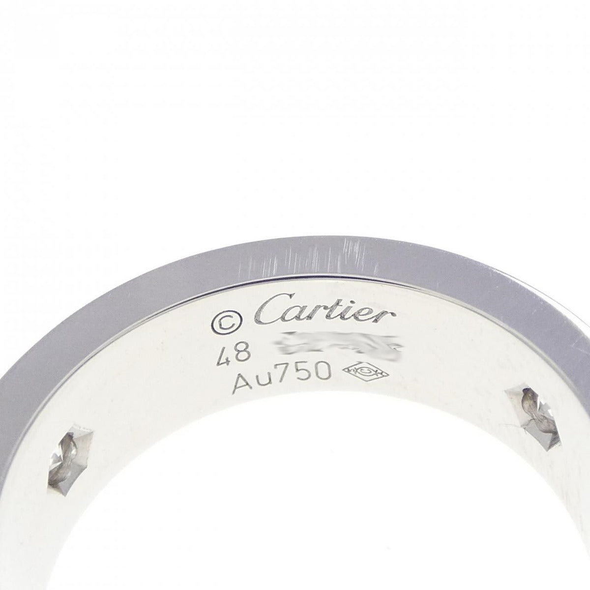 Cartier Love Half Diamond Ring