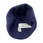 Fendi Knit Cap Fxq334 Arhd S M Lame Logo Navy — view 4