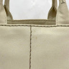 Prada Tote Canapa Ivory White 1 Bg439 — view 5