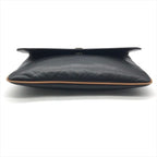 Celine Carriage Vintage Leather Clutch Black — view 3