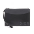 Dior Second Bag Clutch Black Czech Legre Leather