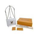 Louis Vuitton Epi Leather Twist MM Bron Shoulder Bag White