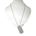 Gucci 925 Dog Tag Necklace
