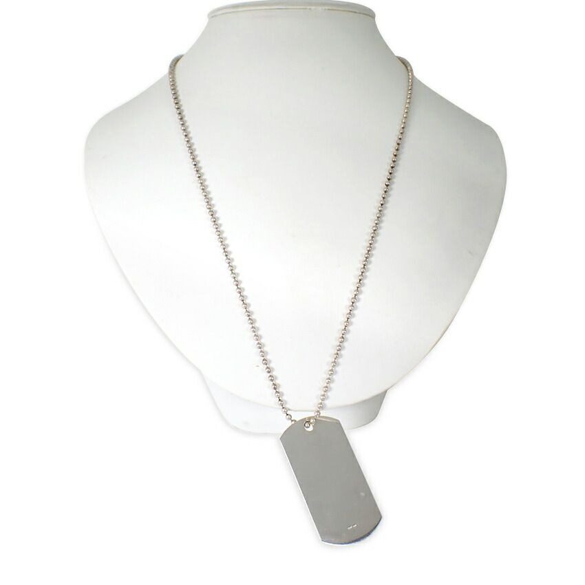 Gucci 925 Dog Tag Necklace
