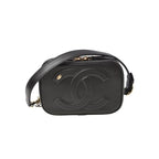 Chanel Belt Bag Chain Pouch Waist Black Gold Hardware — view 4