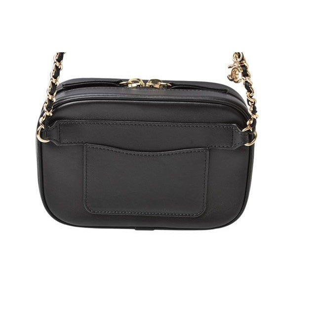 Chanel Belt Bag Chain Pouch Waist Black Gold Hardware — view 5