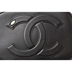 Chanel Belt Bag Chain Pouch Waist Black Gold Hardware — view 8