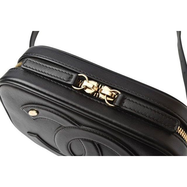 Chanel Belt Bag Chain Pouch Waist Black Gold Hardware — view 9