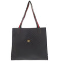 Gucci Vintage Sherry Line Micro GG 002-63-0048 Black Tote Bag 0769